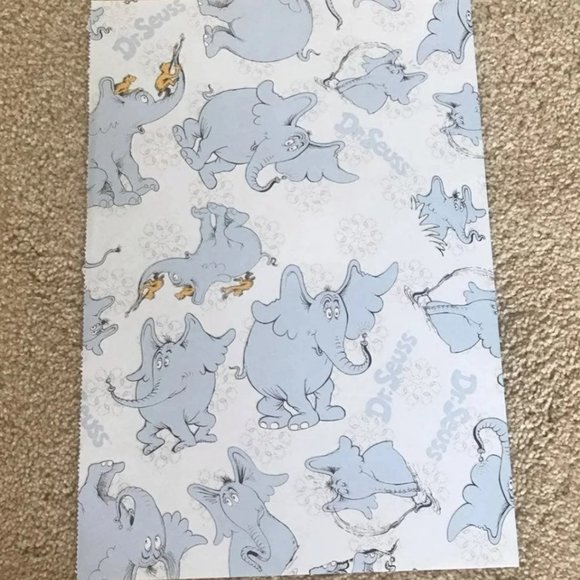 NEW Dr. Seuss Lot of 6 Pages Junk Journal Scrapbook Wrapping Papers 13.5” x 9.5” - Picture 7 of 8